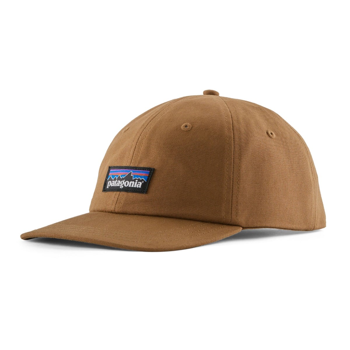 Patagonia P-6 Label Trad Cap in Deer Brown