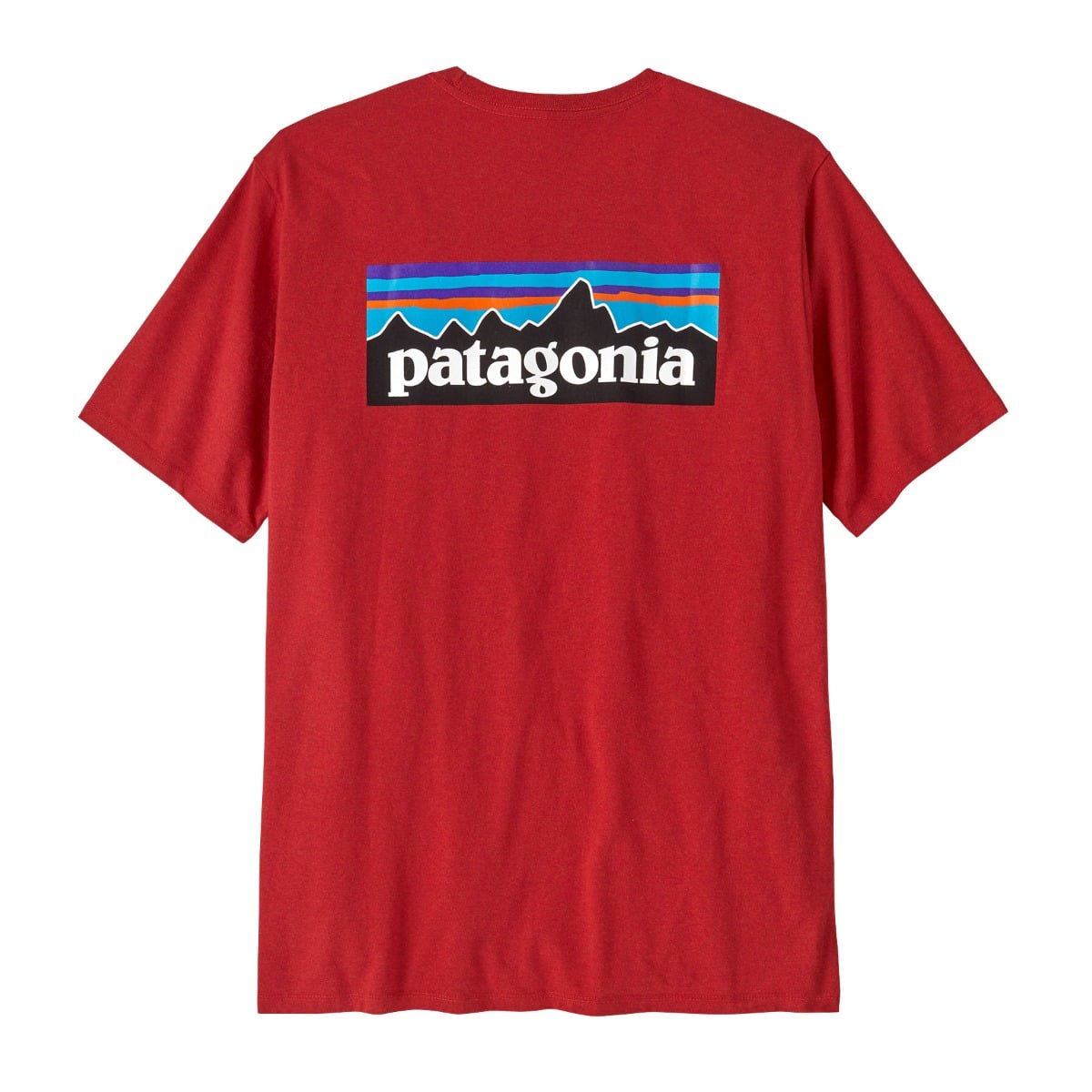 Patagonia Mens P-6 Logo Responsibili-Tee in Amanita Red