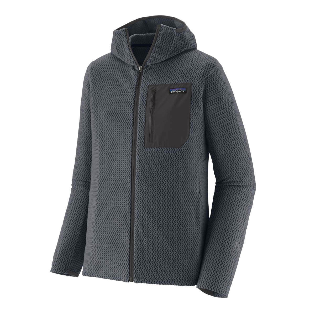 Patagonia Mens R1 Air Full-Zip Hoody in Smolder Blue
