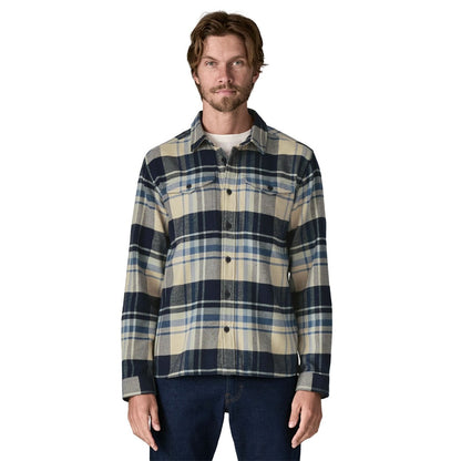 Patagonia Men's Fjord Flannel Shirt - Hibernate: Sunken Blue