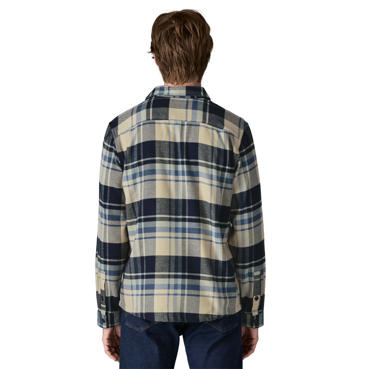 Patagonia Men's Fjord Flannel Shirt - Hibernate: Sunken Blue