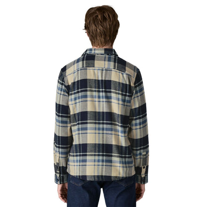 Patagonia Men's Fjord Flannel Shirt - Hibernate: Sunken Blue