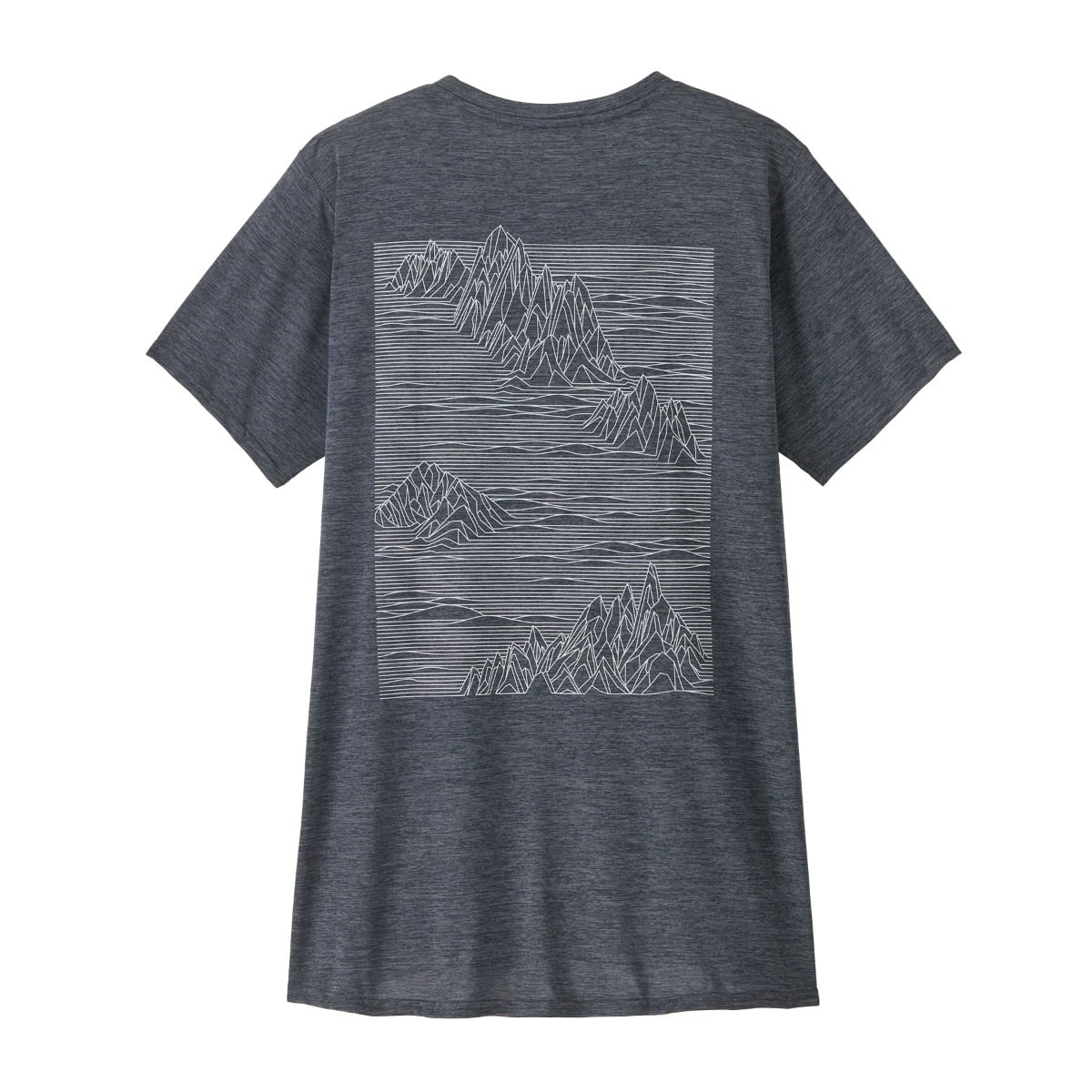 Patagonia Womens Capilene Cool Daily Graphic Shirt in Strataspire: Smolder Blue X-Dye