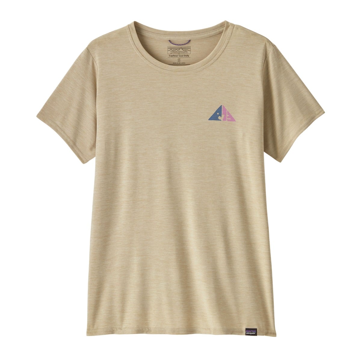 Patagonia Mens Cap Cool Daily Graphic Shirt - Lands - Driftways: Pumice X-Dye