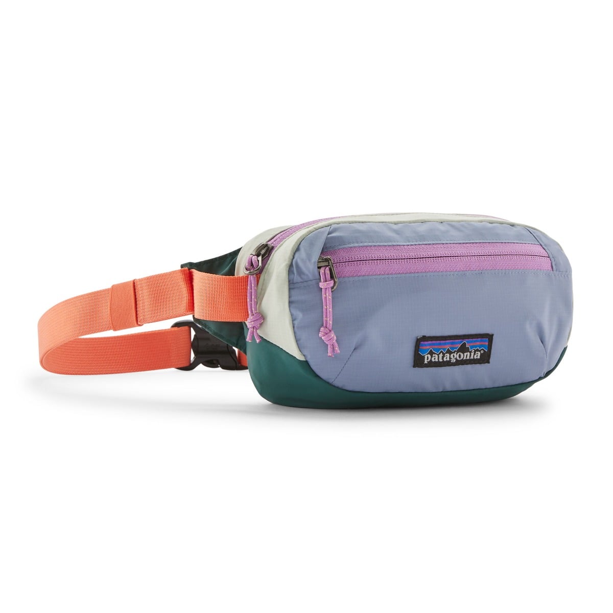 Patagonia Terravia Mini Hip Pack 1L in Patchwork: Barnacle Blue