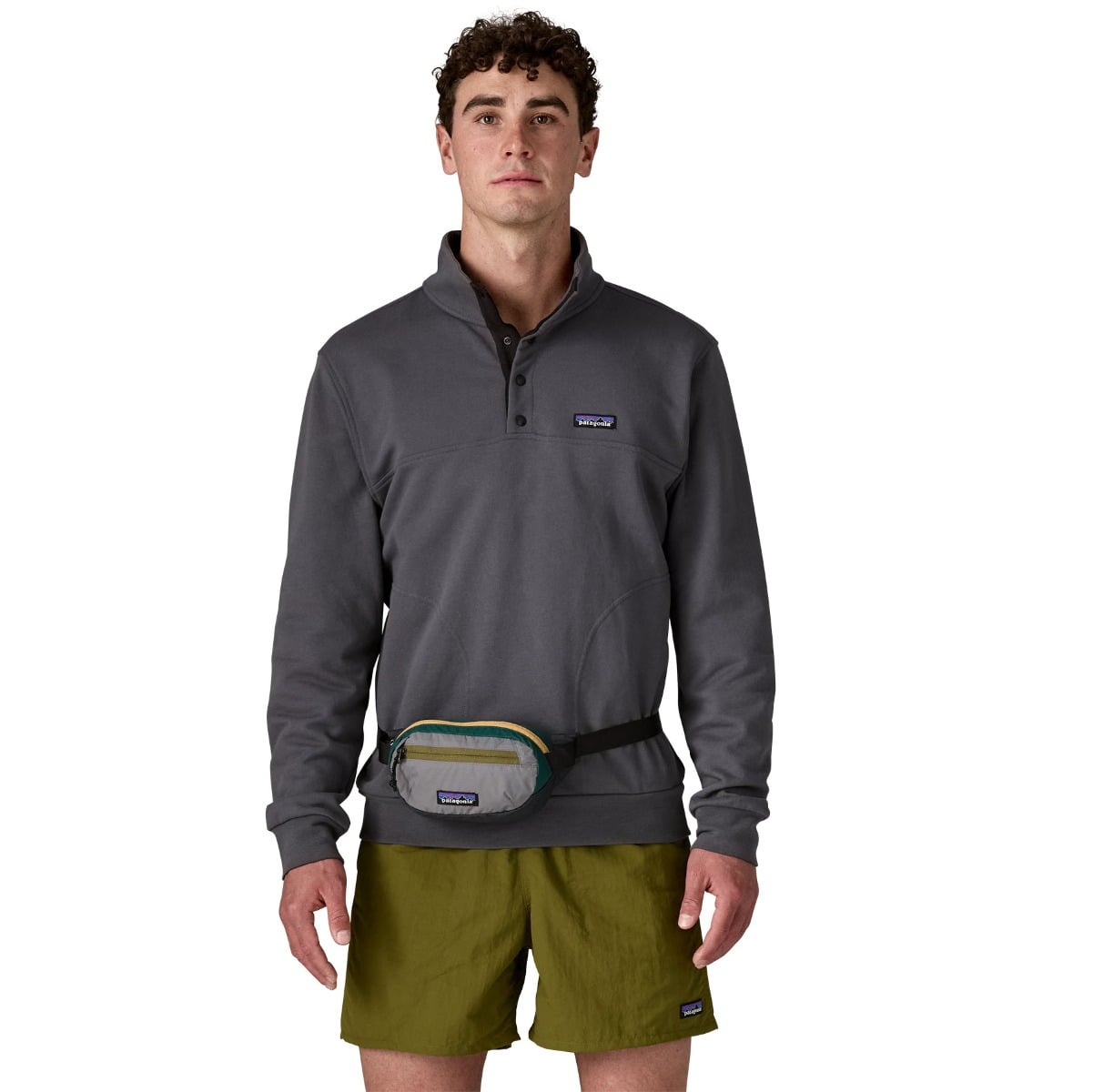 Patagonia Terravia Mini Hip Pack 1L - Patchwork: Noble Grey