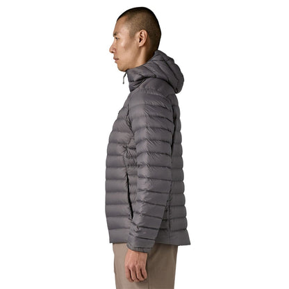 Patagonia Mens Down Sweater Hooded Jacket - Forge Grey