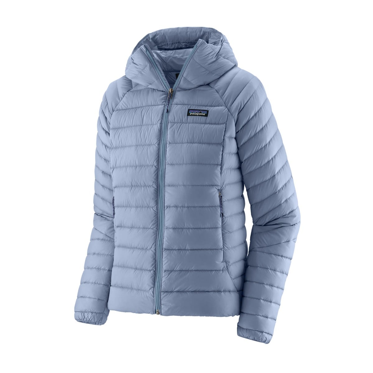 Patagonia Womens Down Sweater Hooded Jacket in Barnacle Blue