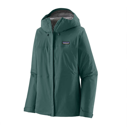 Patagonia Womens Torrentshell 3L Rain Jacket in Cascade Green