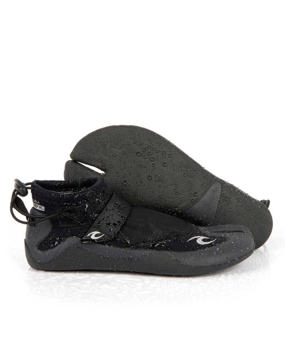 Rip Curl Reefer  1/5mm Split Toe Boot  - Black/Charcoal
