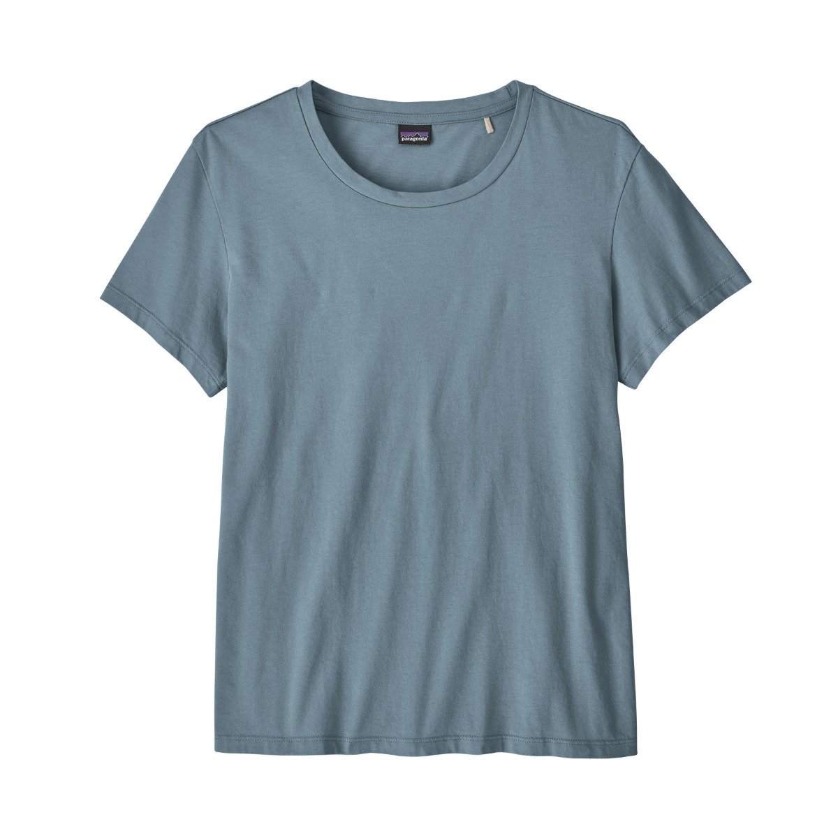 Patagonia Regenerative Womens Organic Certified Cotton Tee - Plume Grey