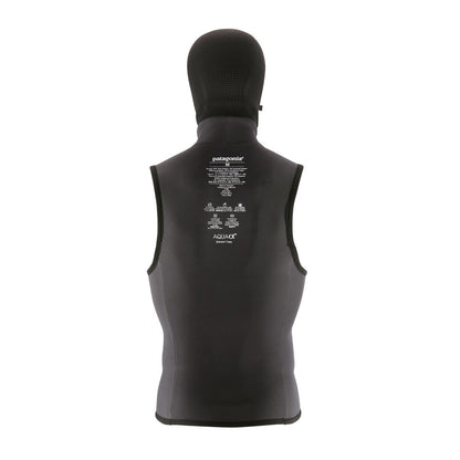 Patagonia Yulex Water Heater 1/5mm Hooded Vest - Black