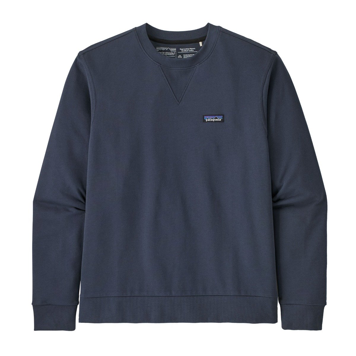 Patagonia Regenerative Organic Certified Cotton Crewneck Unisexs Sweatshirt - Smolder Blue