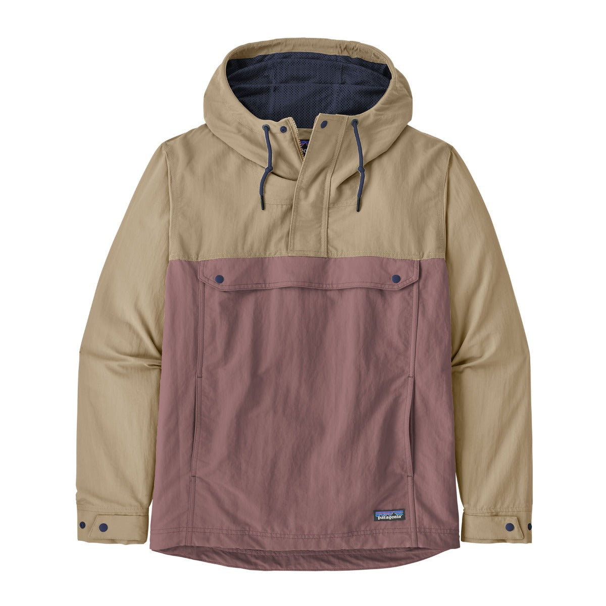 Patagonia Isthmus Mens Anorak Pullover - Evening Mauve