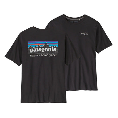Patagonia P-6 Mens Mission Organic Cotton Tee - Ink Black