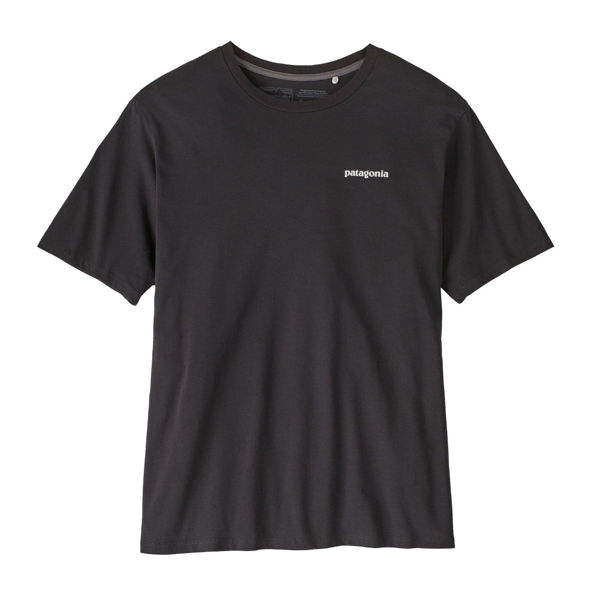 Patagonia P-6 Men's Mission Organic Cotton Tee - Ink Black