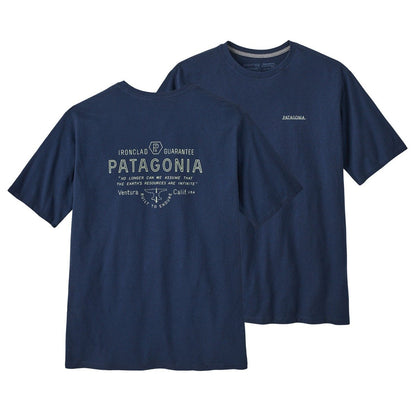 Patagonia Forge Mark Men's Responsibili-Tee - Lagom Blue