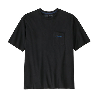 Patagonia Boardshort Logo Men's Pocket Responsibili-Tee - Ink Black