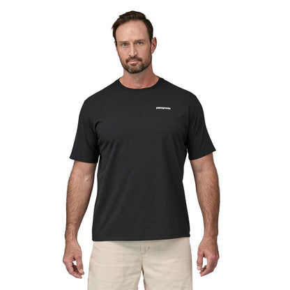 Patagonia P-6 Logo Men's Responsibili-Tee - Black