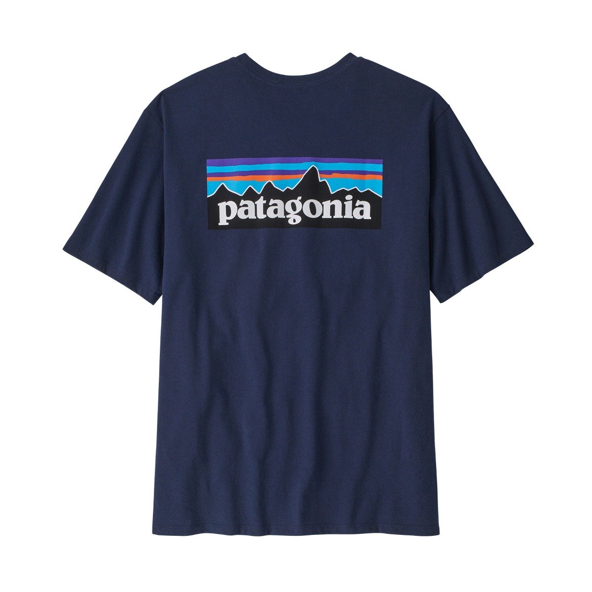 Patagonia P-6 Logo Mens Responsibili-Tee - Classic Navy