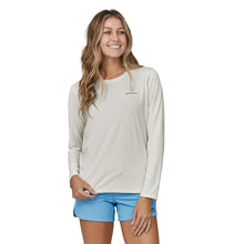 Patagonia Capilene Cool Daily Women's Graphic Shirt - Grey/White