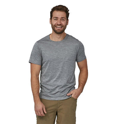 Patagonia Capilene Cool Lightweight Men's Shirt - Forge Grey Feather/Grey X-Dye