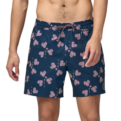 Patagonia Hydropeak Men's Volleyball Shorts - Gerry Patch, Gerry Islands/Tidepool Blue