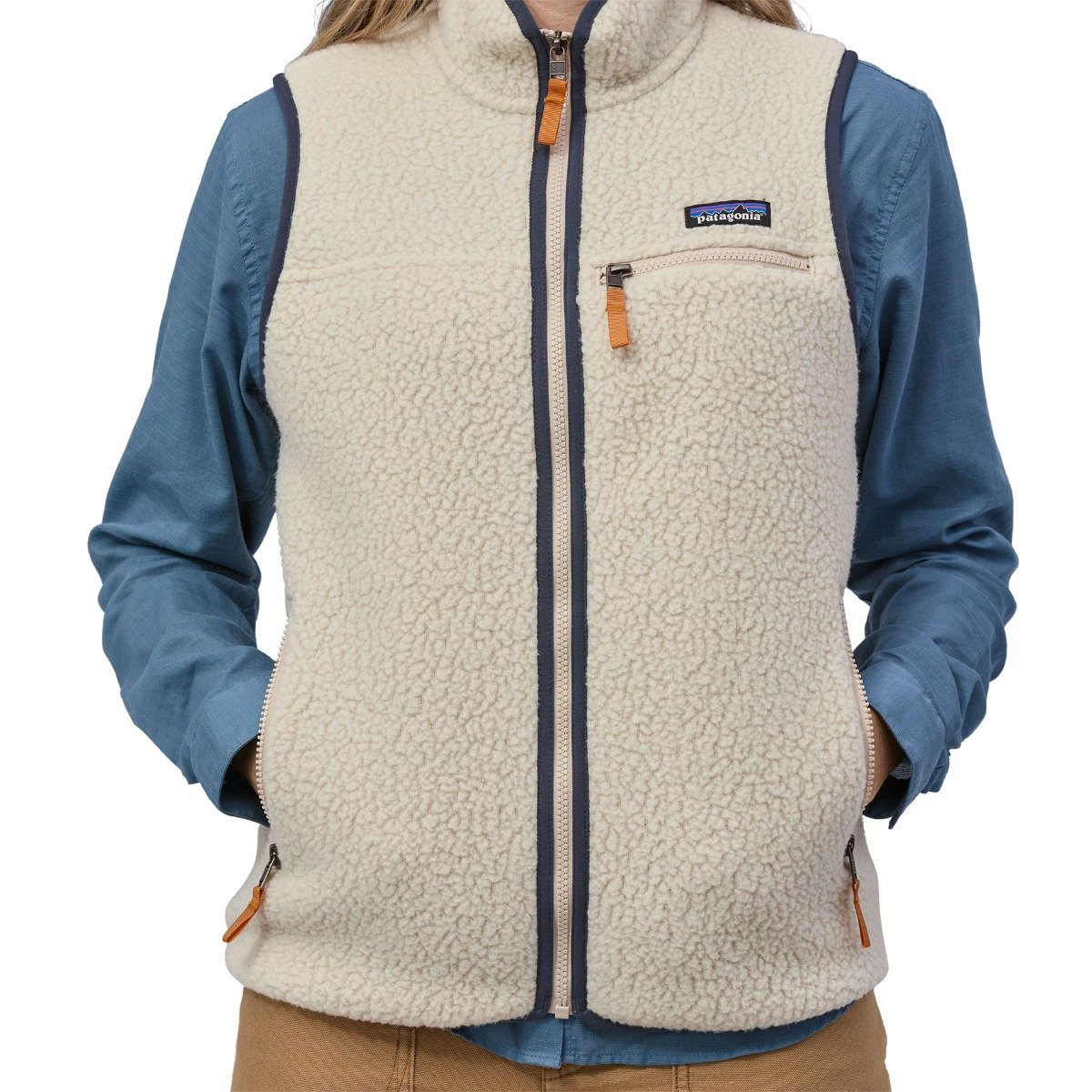 Patagonia Retro Pile Women's Fleece Vest - Pelican