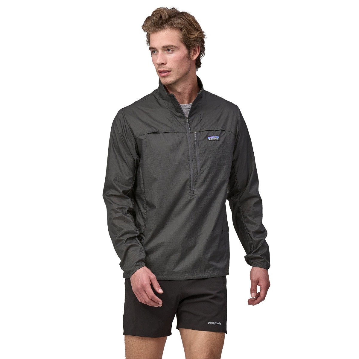 Patagonia Houdini Stash Men's 1/2-Zip Pullover - Forge Grey