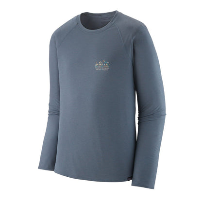 Patagonia Capilene Cool Trail Mens Graphic Long Sleeved Shirt - UFZU