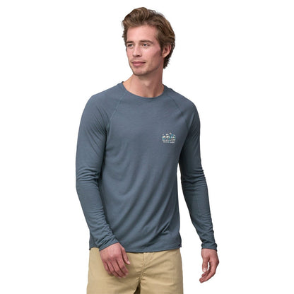 Patagonia Capilene Cool Trail Men's Graphic Long-Sleeved Shirt - UFZU