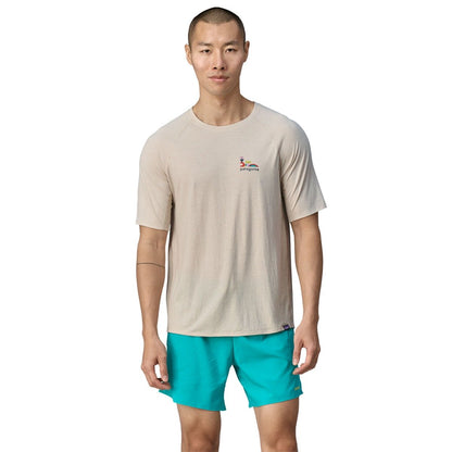 Patagonia Capilene Cool Trail Graphic Men's Shirt - Lose It/Pumice