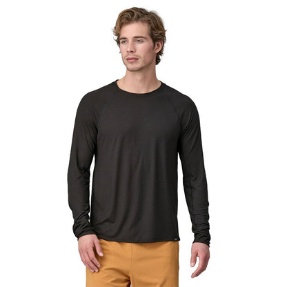 Patagonia Long-Sleeved Men's Cap Cool Trail Shirt - Black