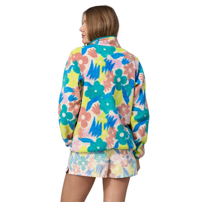 Patagonia Women's LW Synch Snap-T Pullover - Channeling Spring: Natural
