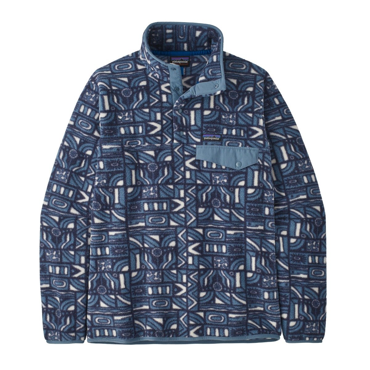 Patagonia Lightweight Synchilla Mens Snap-T¬Æ Fleece Pullover - Navy