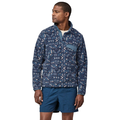 Patagonia Lightweight Synchilla Men's Snap-T·¨® Fleece Pullover - Navy