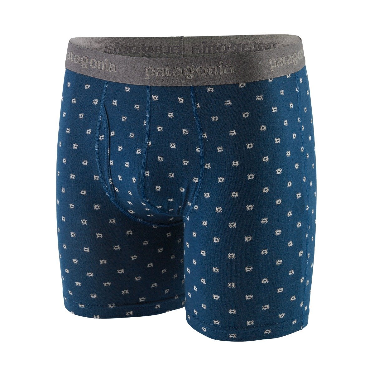 Patagonia Essential 6" Boxer Briefs - Sun Beams/Lagom Blue