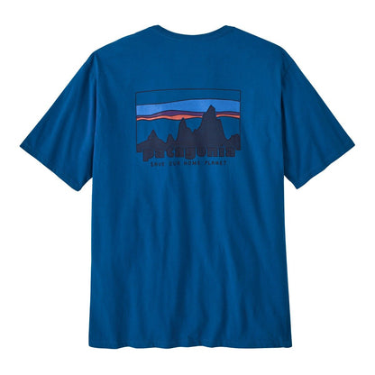 Patagonia Men's '73 Skyline Organic T-Shirt - Endless Blue