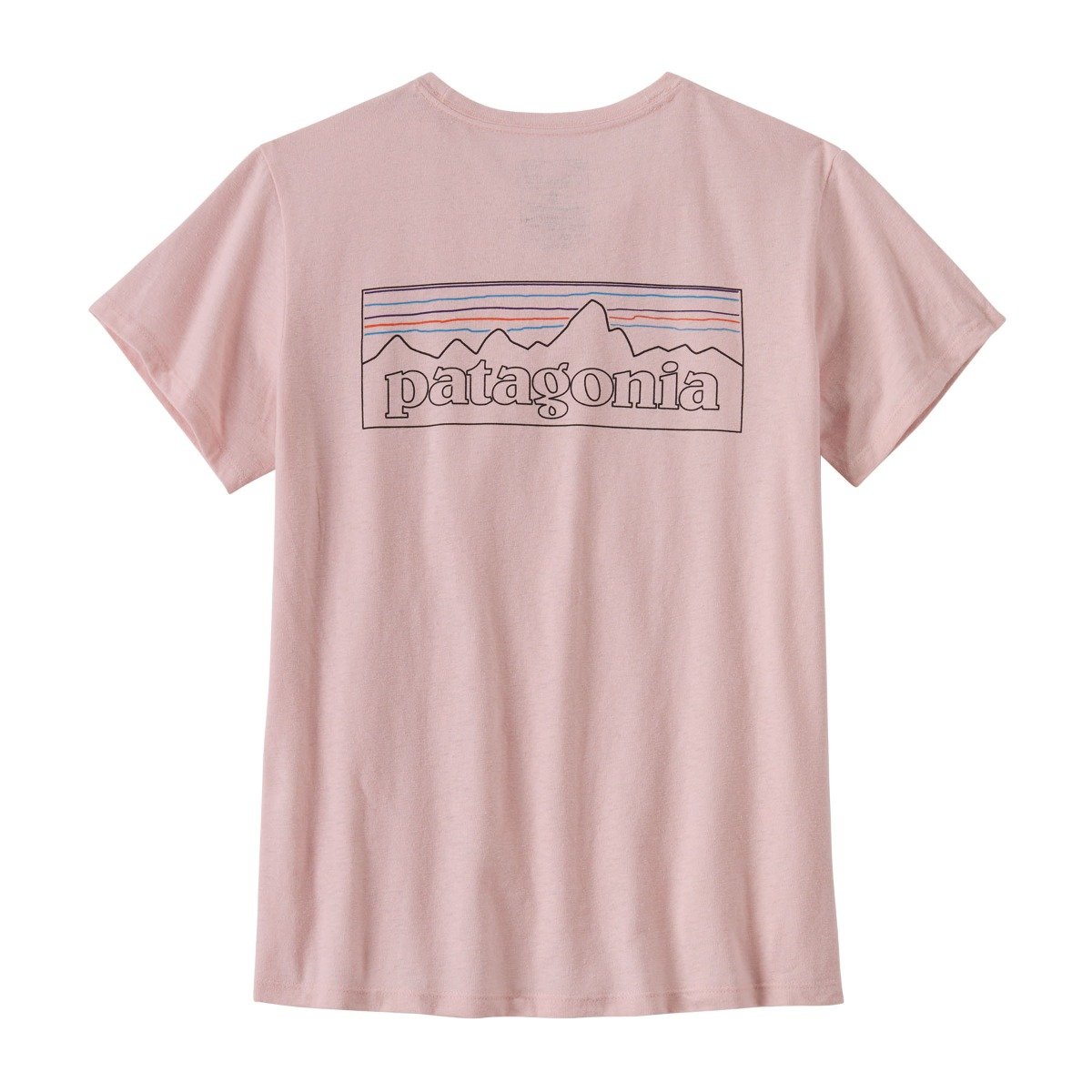 Patagonia  P-6 Logo Womens Responsibili-Tee - P-6 Outline/Whisker Pink