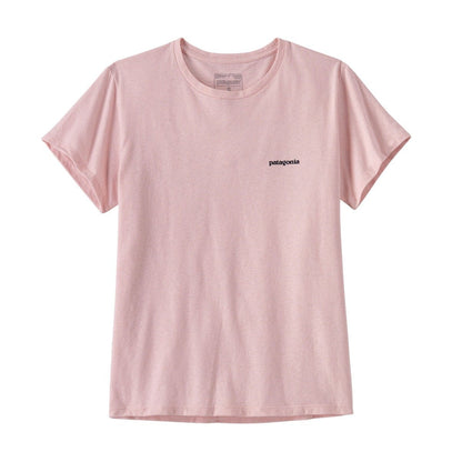 Patagonia P-6 Logo Women's Responsibili-Tee - P-6 Outline/Whisker Pink