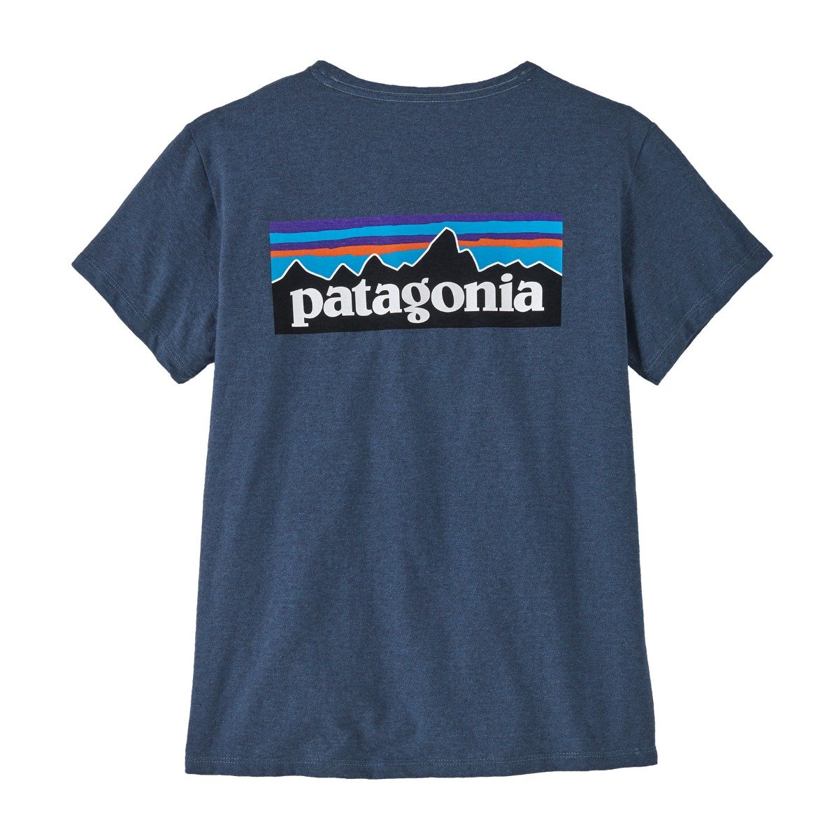 Patagonia  P-6 Logo Womens Responsibili-Tee - Utility Blue