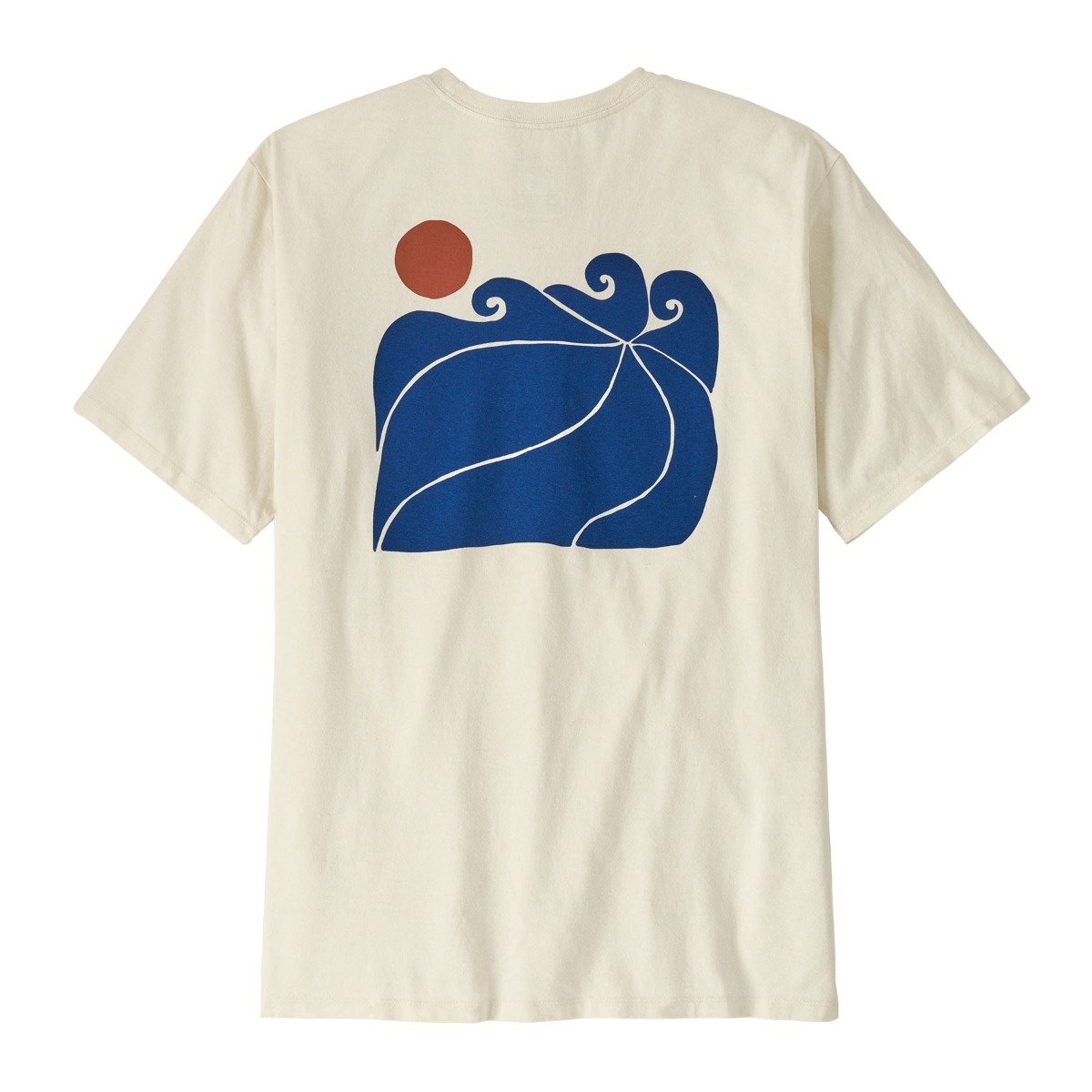 Patagonia Sunrise Rollers Mens Responsibili-Tee - Birch White