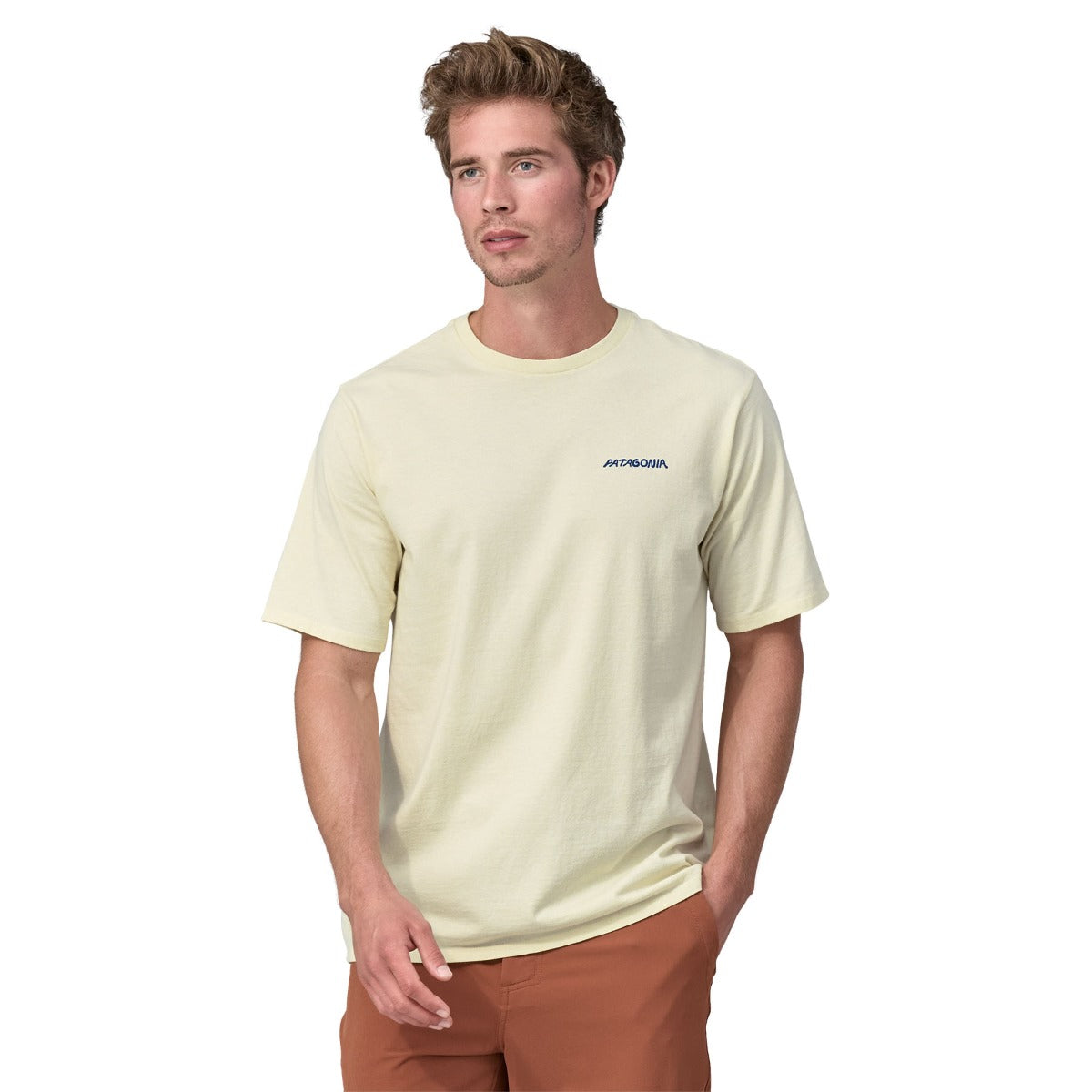 Patagonia Sunrise Rollers Men's Responsibili-Tee - Birch White