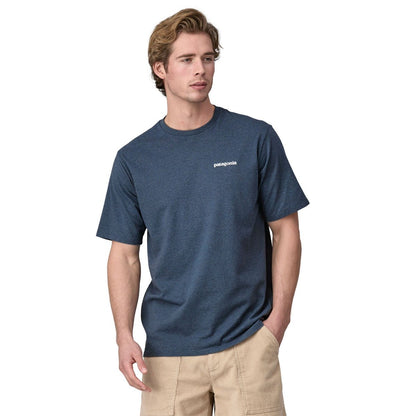 Patagonia P-6 Logo Men's Responsibili-Tee - Utility Blue