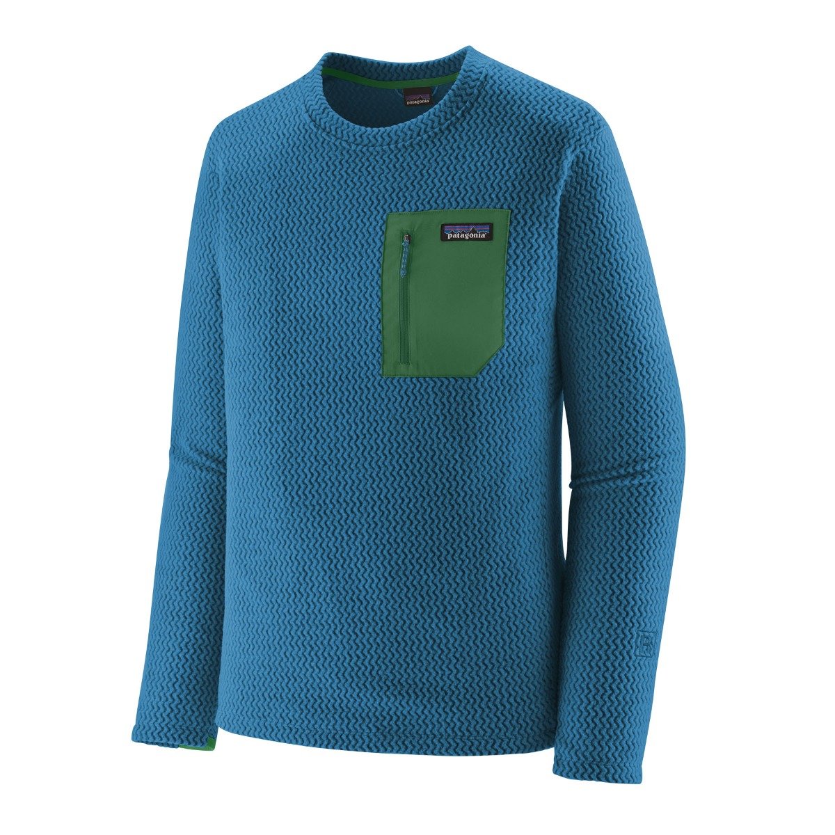 Patagonia R1 Air Mens Crew Fleece - Vessel Blue