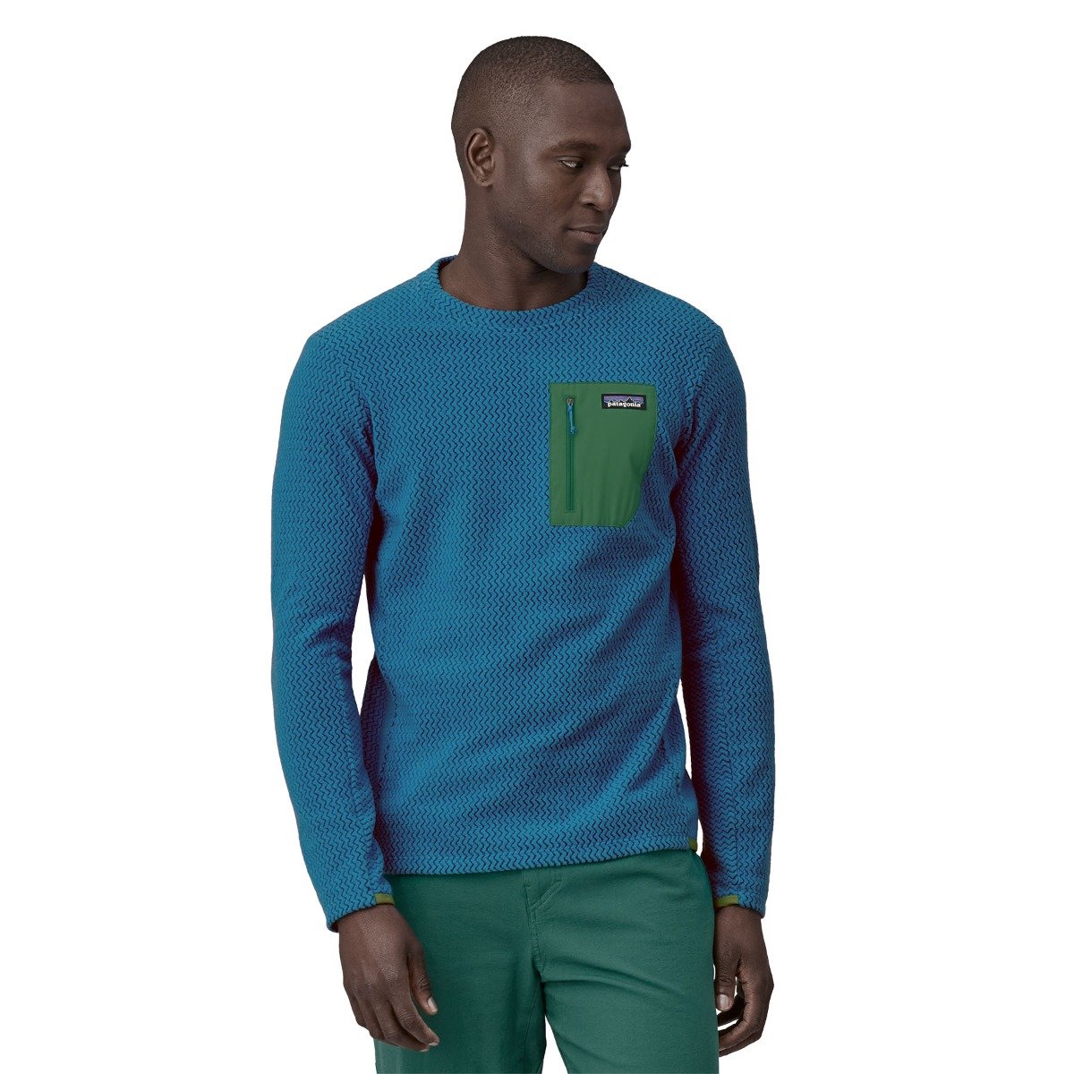 Patagonia R1 Air Men's Crew Fleece - Vessel Blue
