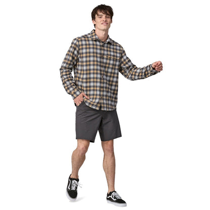 Patagonia Fjord Flannel Lightweight Long-Sleeved Men's Shirt - Beach Day/Sandy Melon