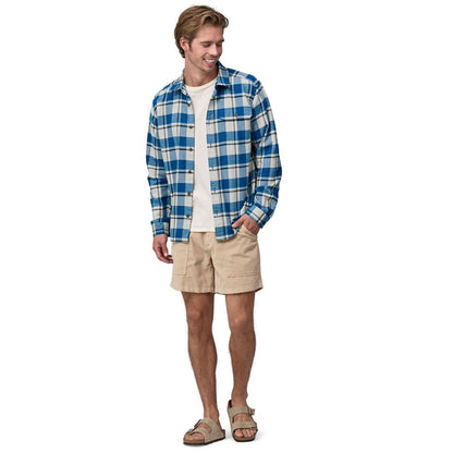 Patagonia Fjord Flannel Lightweight Long-Sleeved Men's Shirt - Captain/Endless Blue