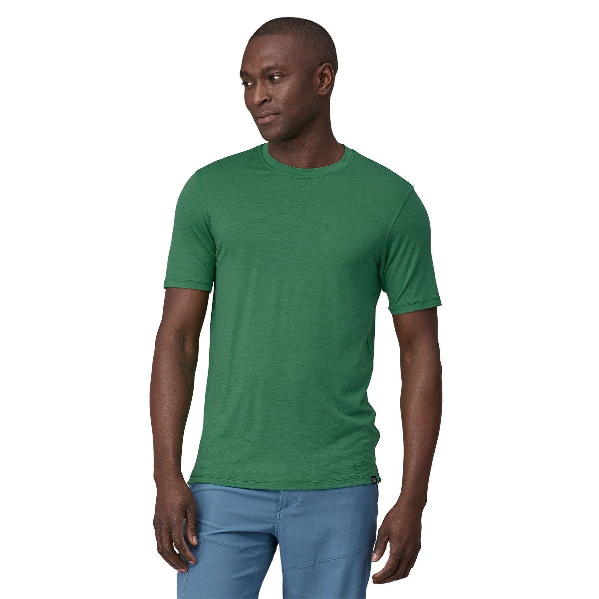 Patagonia Capilene Cool Merino Men's Blend Shirt - Gather Green