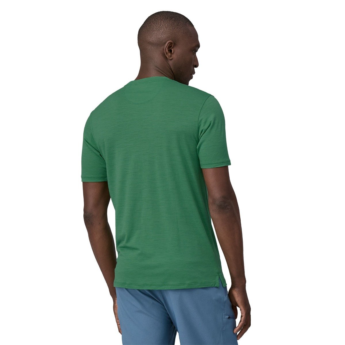 Patagonia Capilene Cool Merino Men's Blend Shirt - Gather Green